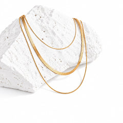 Snake Chain Necklace - Stainless Steel