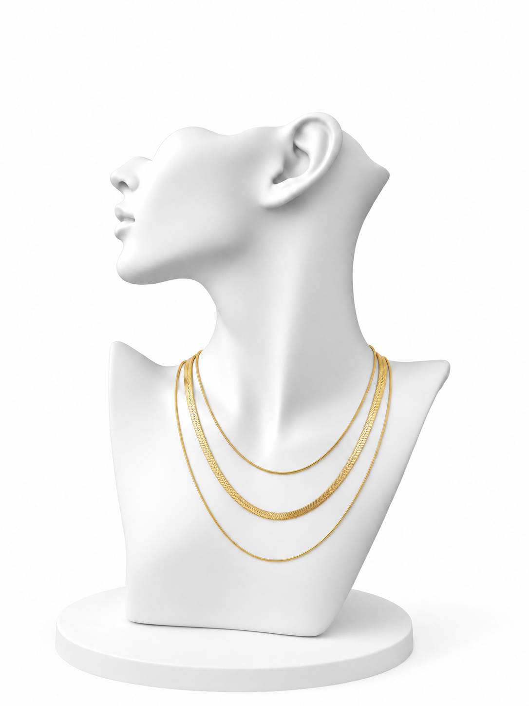 Snake Chain Necklace - Stainless Steel