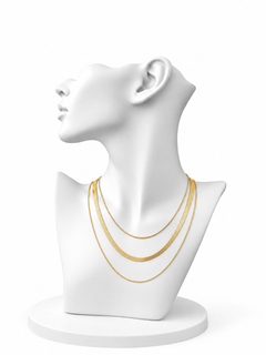 Snake Chain Necklace - Stainless Steel