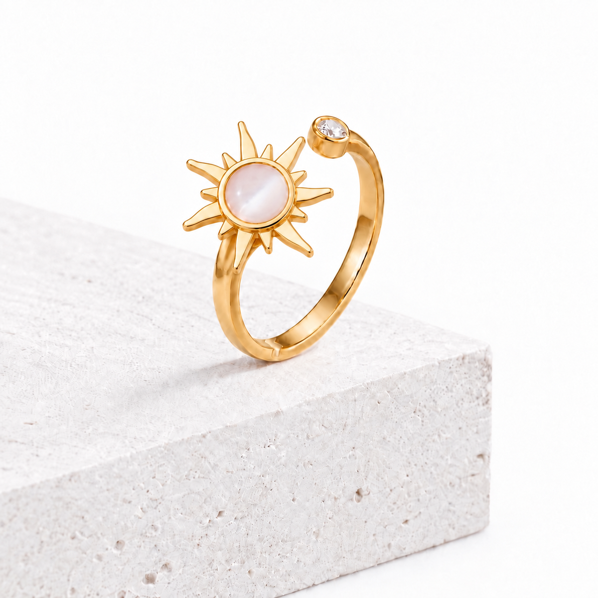 The Golden Hour Spinner Ring