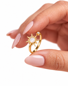 The Golden Hour Spinner Ring