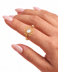 The Golden Hour Spinner Ring